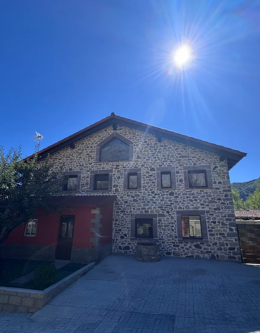 Fachada de la casa