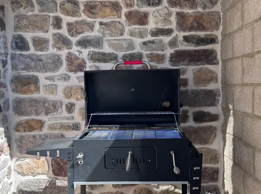 Parrilla de la casa rural en el Valle de Arbas